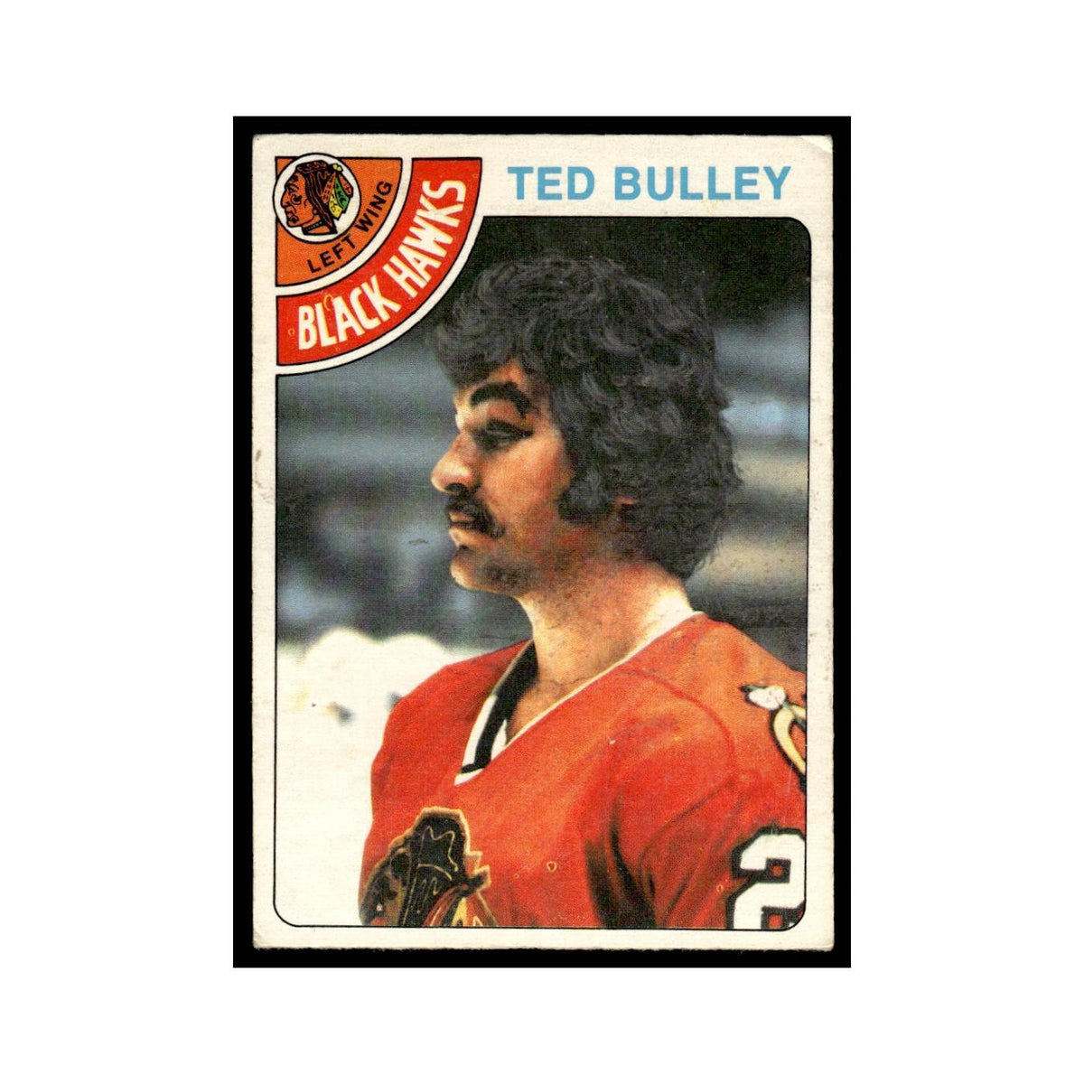 Ted Bulley Rookie 1978 O-Pee-Chee #217 Chicago Blackhawks Hockey Card VG