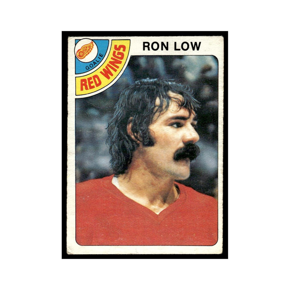 Ron Low 1978 O-Pee-Chee #237 Detroit Red Wings Hockey Card VG