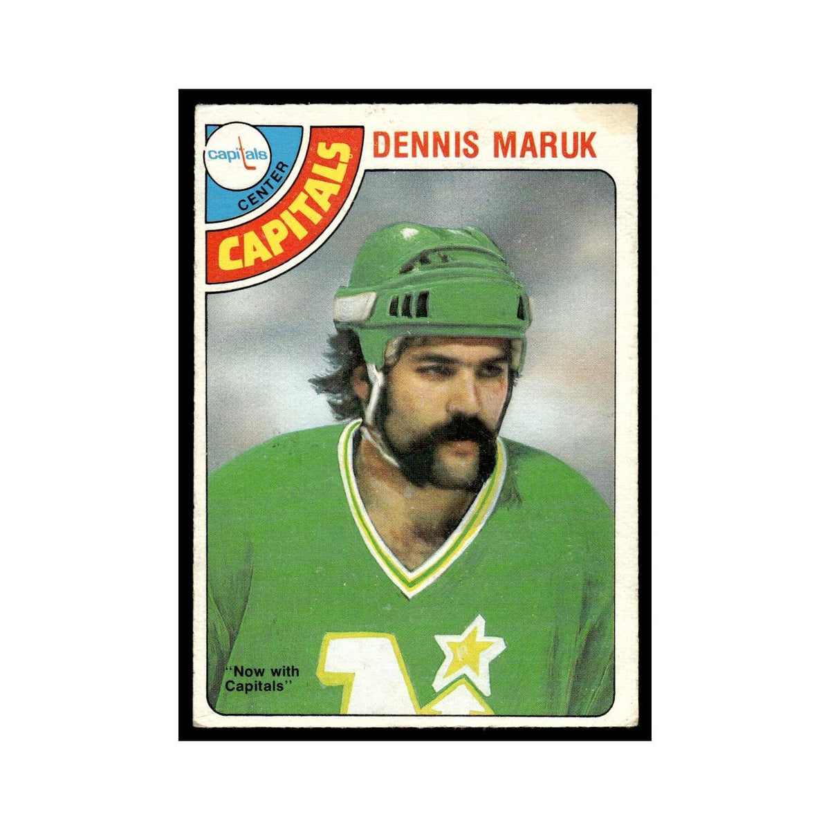 Dennis Maruk 1978 O-Pee-Chee #141 Washington Capitals Hockey Card VG