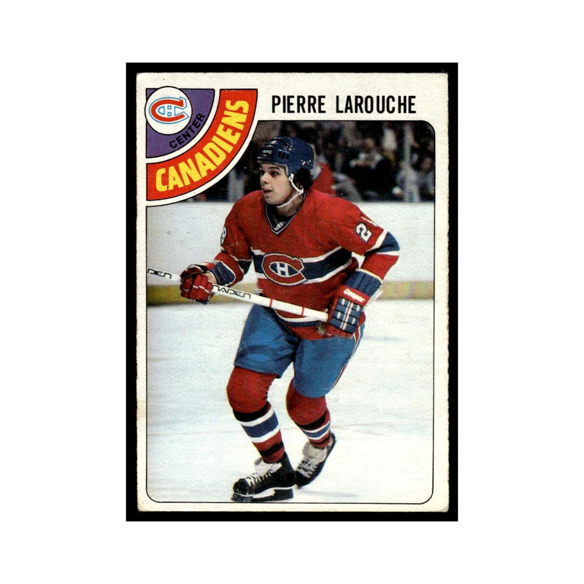 Pierre Larouche 1978 O-Pee-Chee #35 Montreal Canadiens Hockey Card VG