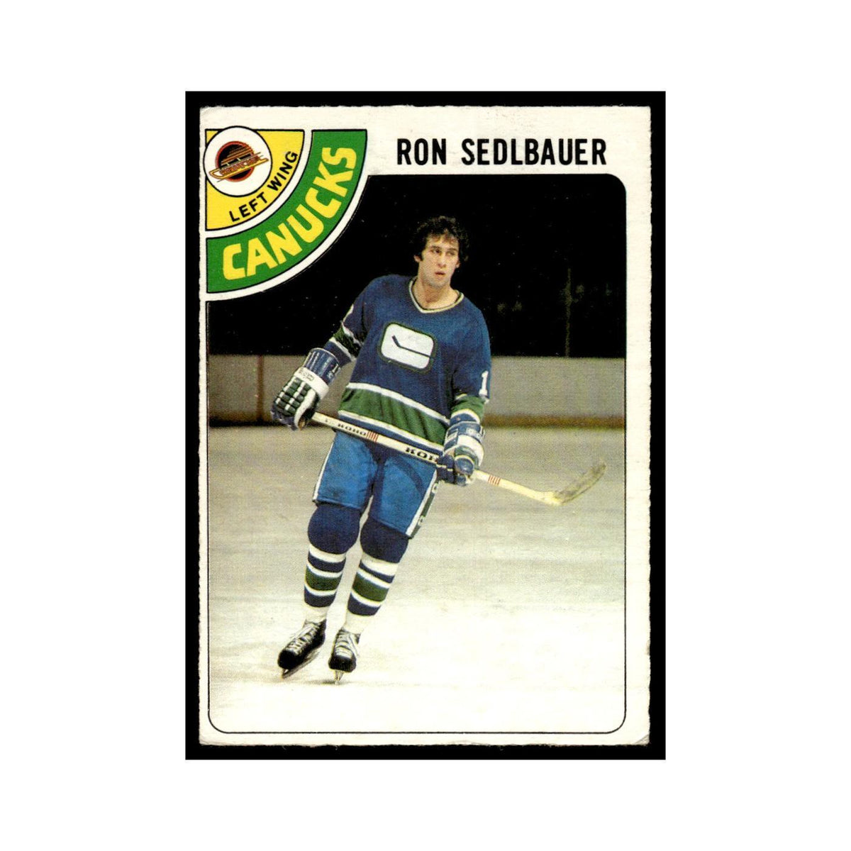Ron Sedlbauer 1978 O-Pee-Chee #139 Vancouver Canucks Hockey Card VG