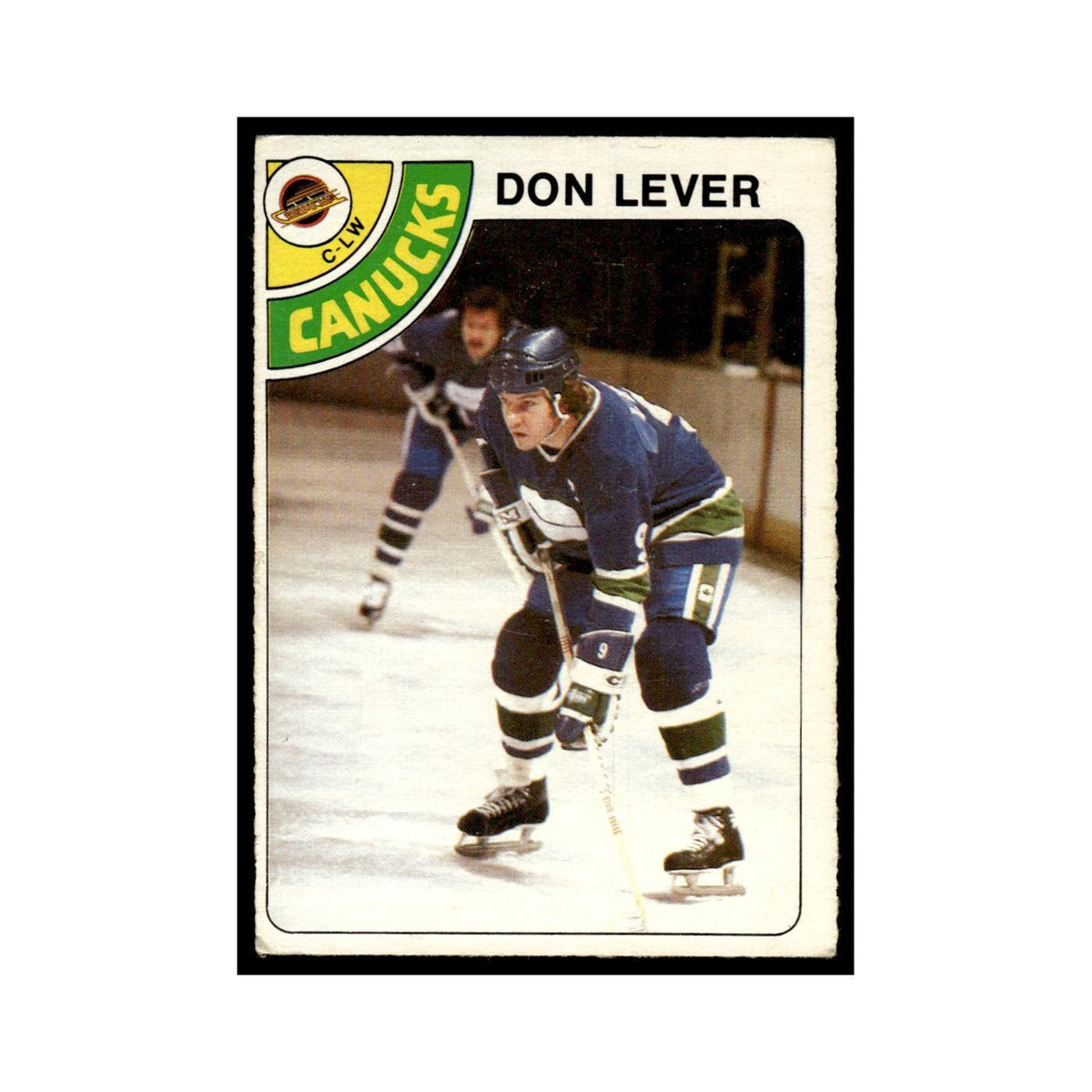Don Lever 1978 O-Pee-Chee #86 Vancouver Canucks Hockey Card VG
