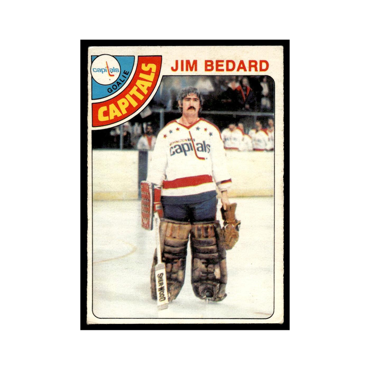 Jim Bedard Rookie 1978 O-Pee-Chee #243 Washington Capitals Hockey Card VG