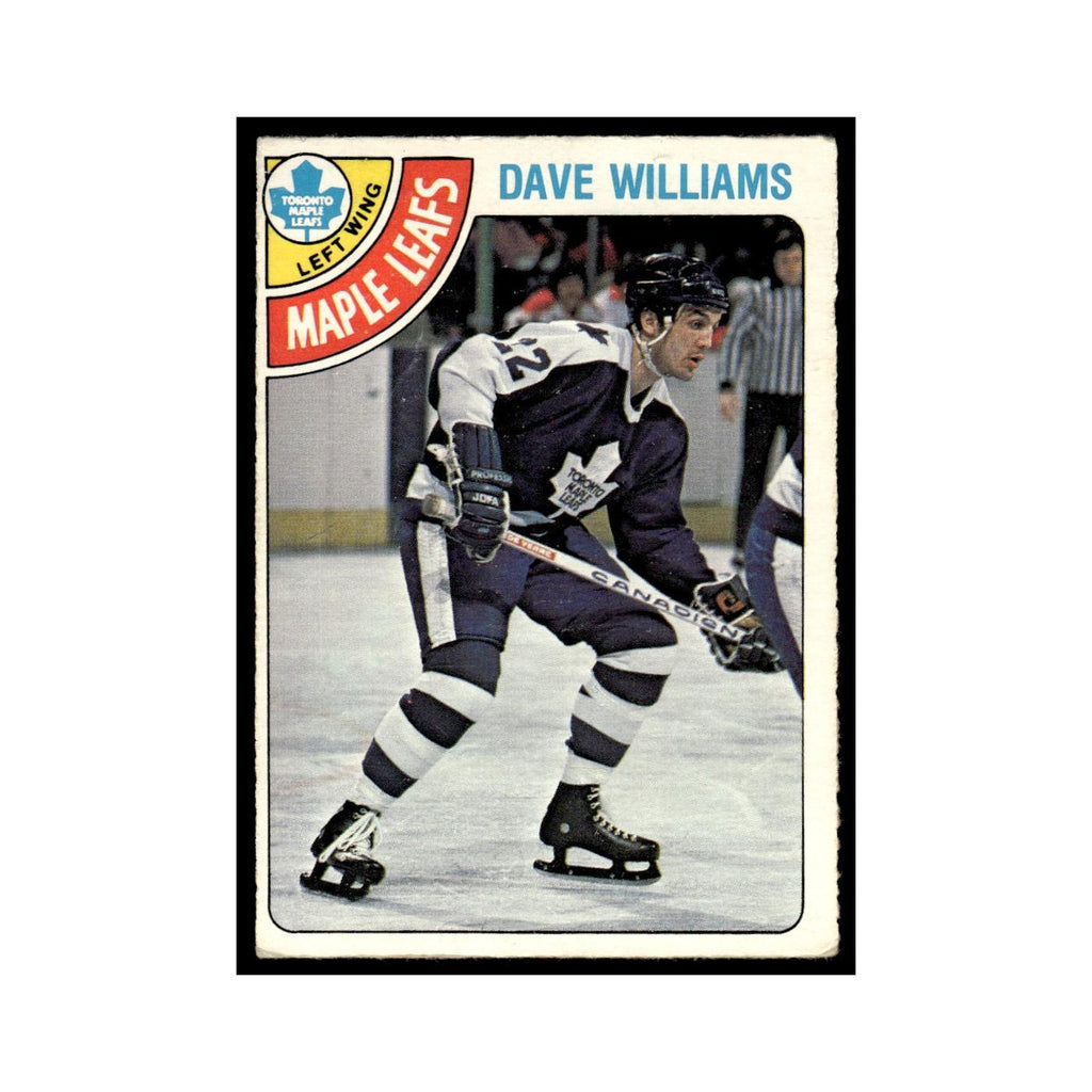 Dave Williams 1978 O-Pee-Chee (Damaged) #359 Toronto Maple Leafs Poor