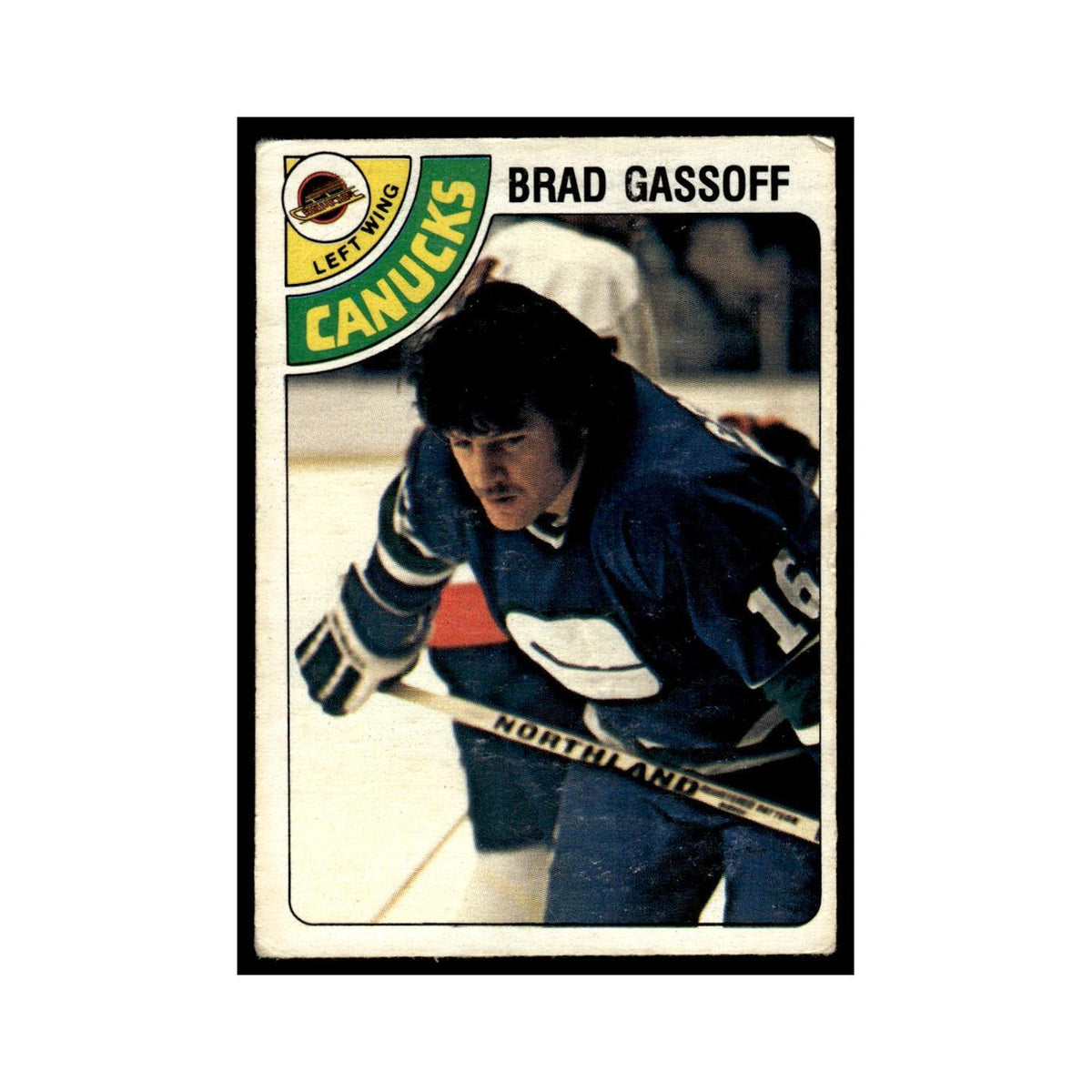 Brad Gassoff Rookie 1978 O-Pee-Chee (Damaged) #388 Vancouver Canucks Poor