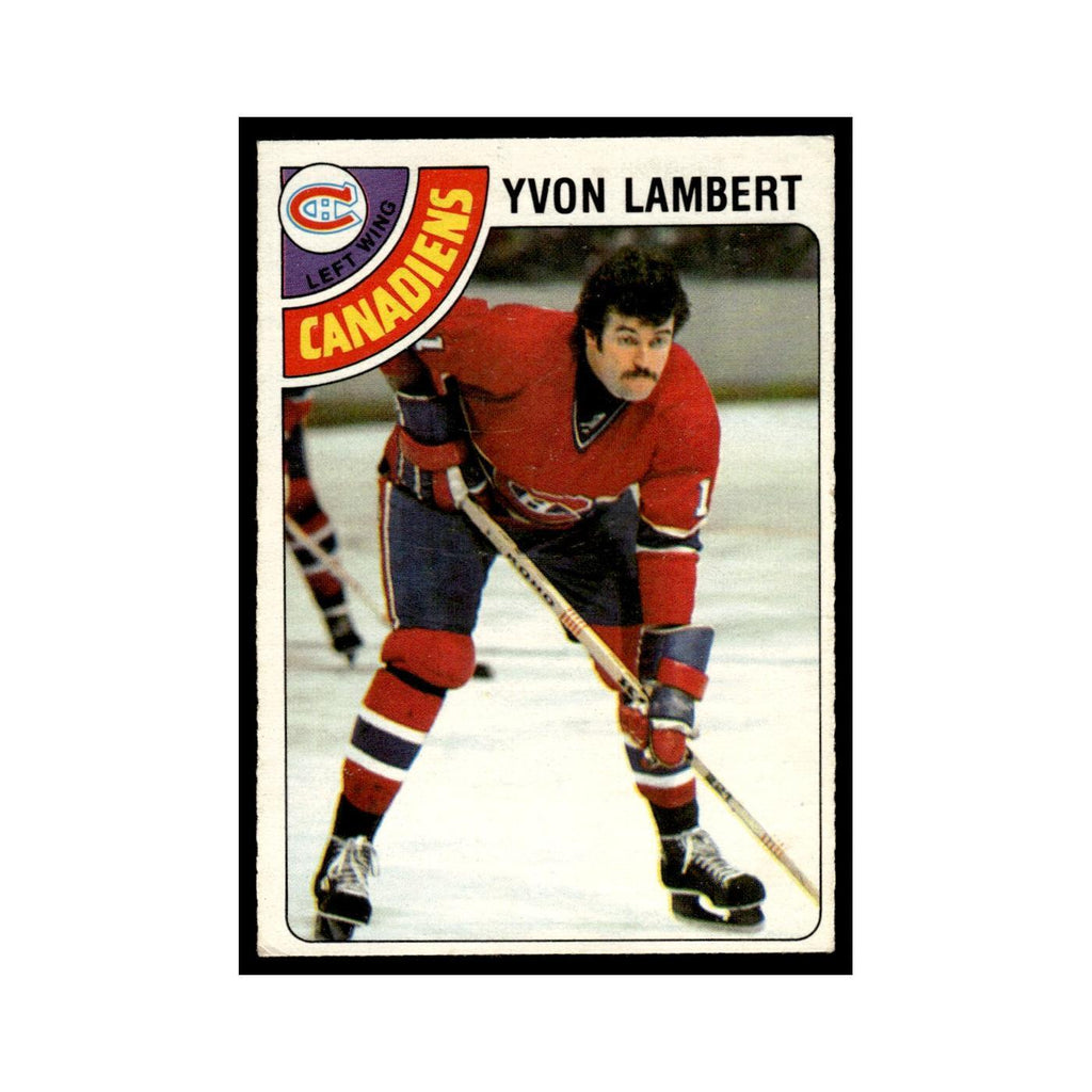 Yvon Lambert 1978 O-Pee-Chee (Damaged) #147 Montreal Canadiens Hockey Card Poor