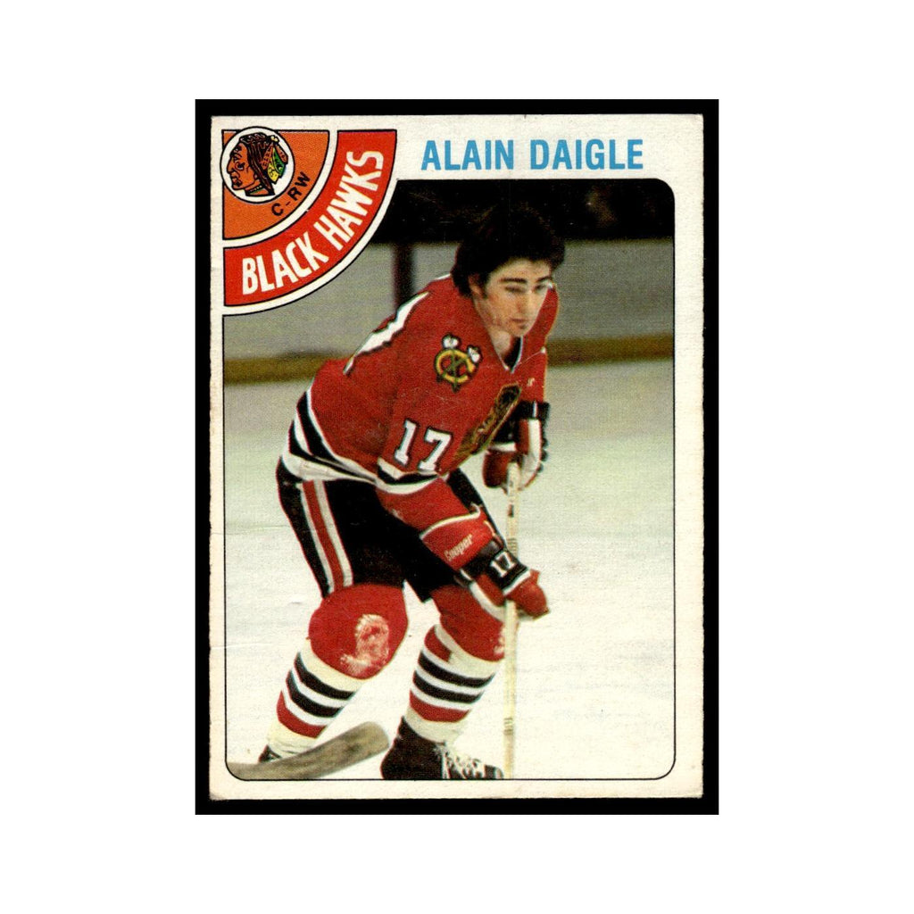 Alain Daigle 1978 O-Pee-Chee #117 Chicago Blackhawks Hockey Card VG