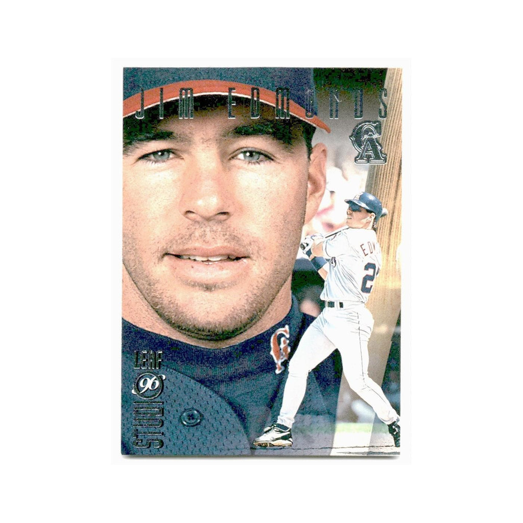 Jim Edmonds 1996 Leaf Studio #75 California Angels Baseball Card NM