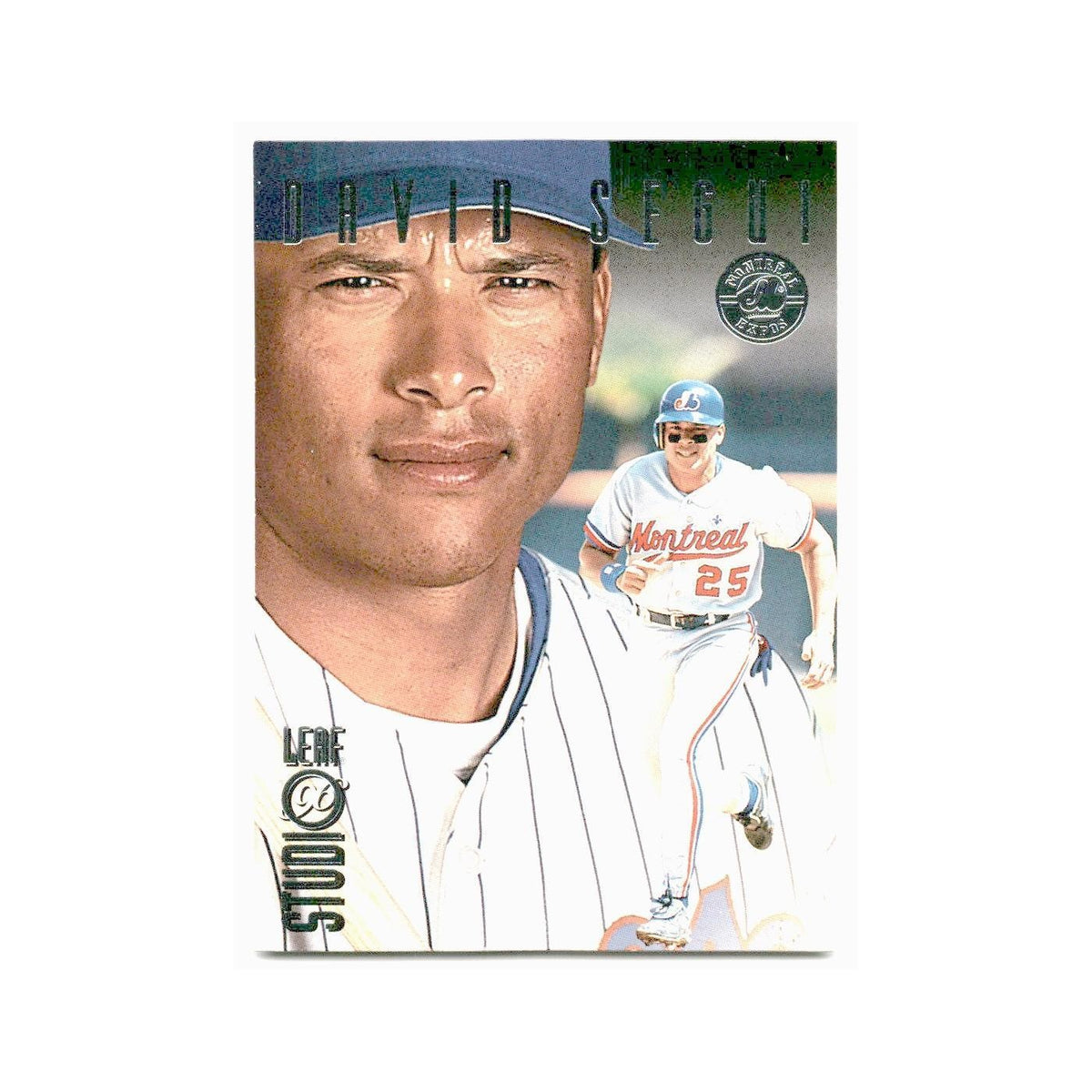 David Segui 1996 Leaf Studio #77 Montreal Expos Baseball Card NM