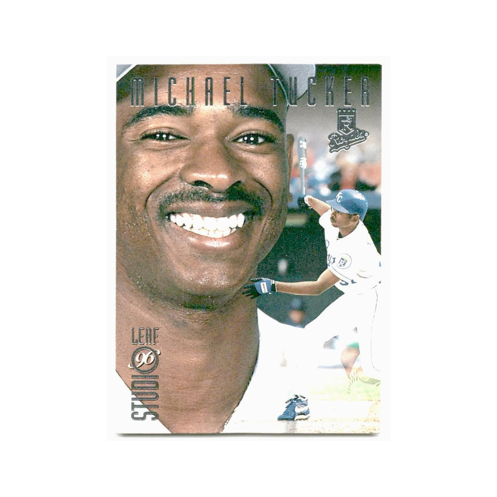 Michael Tucker 1996 Leaf Studio #130 Kansas City Royals Baseball Card NM