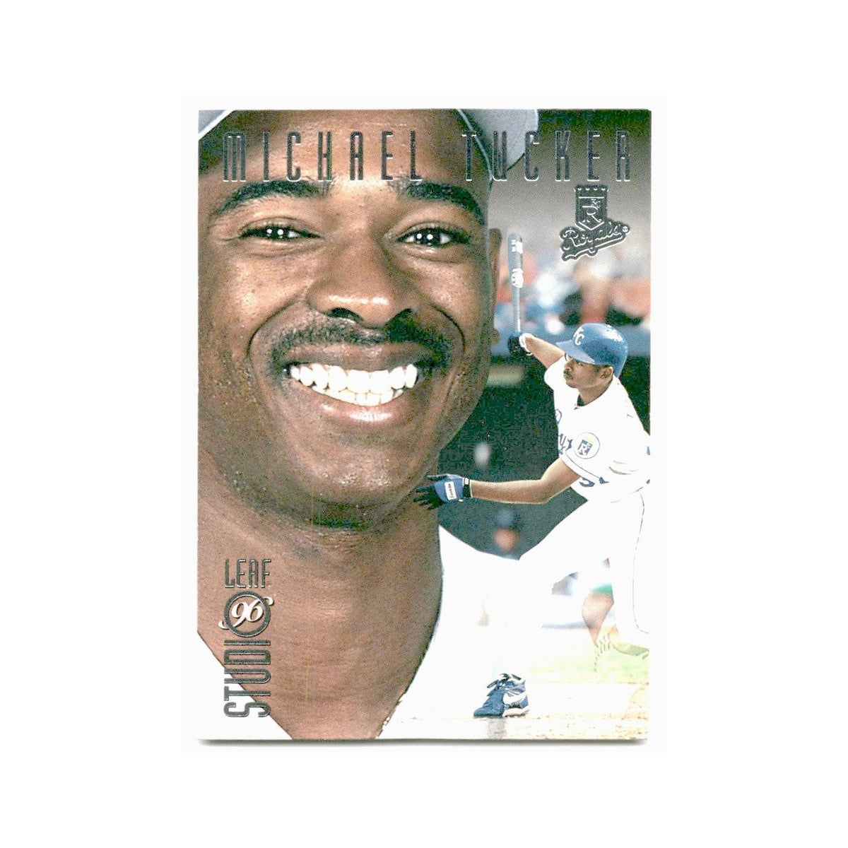Michael Tucker 1996 Leaf Studio #130 Kansas City Royals Baseball Card NM