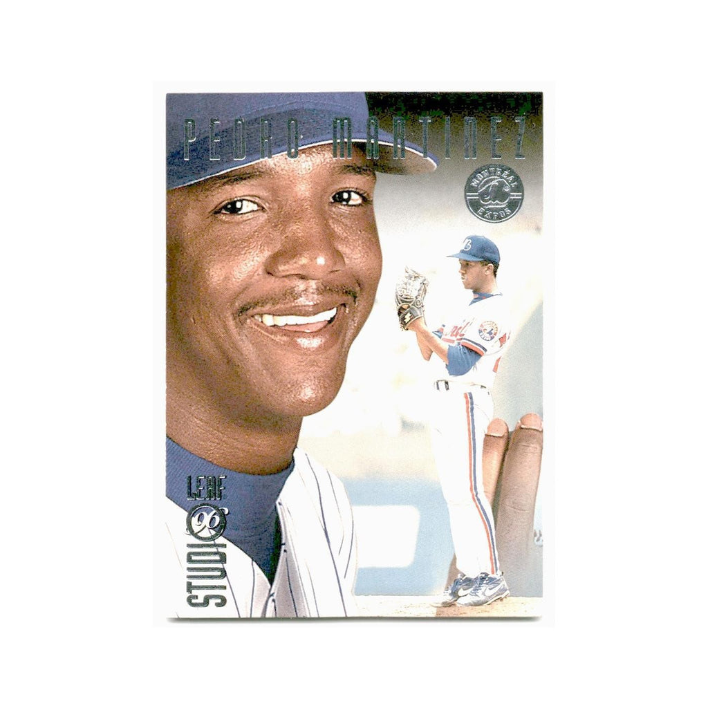 Pedro Martinez 1996 Leaf Studio #92 Montreal Expos Baseball Card NM