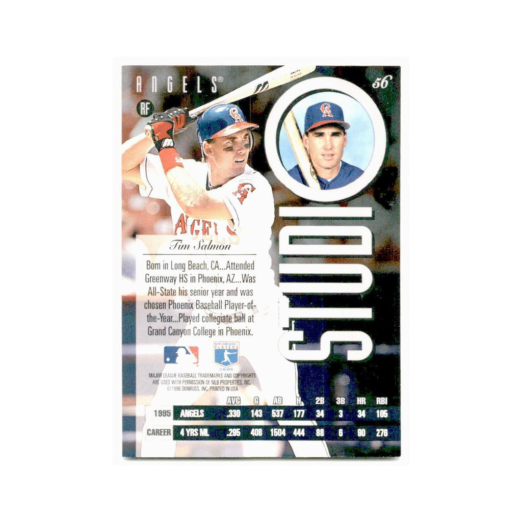 Tim Salmon 1996 Leaf Studio #56 California Angels Baseball Card NM