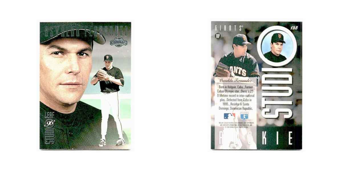 Osvaldo Fernandez Rookie 1996 Leaf Studio #123 San Francisco Giants NM