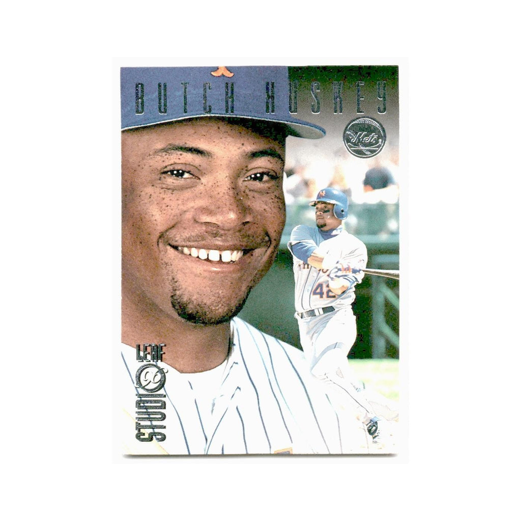 Butch Huskey 1996 Leaf Studio #17 New York Mets Baseball Card NM