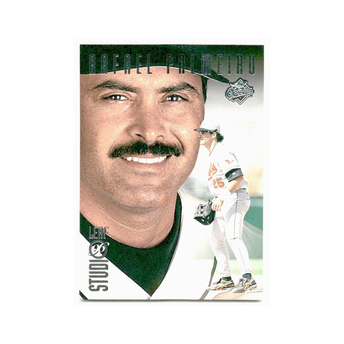 Rafael Palmeiro 1996 Leaf Studio #9 Baltimore Orioles Baseball Card NM