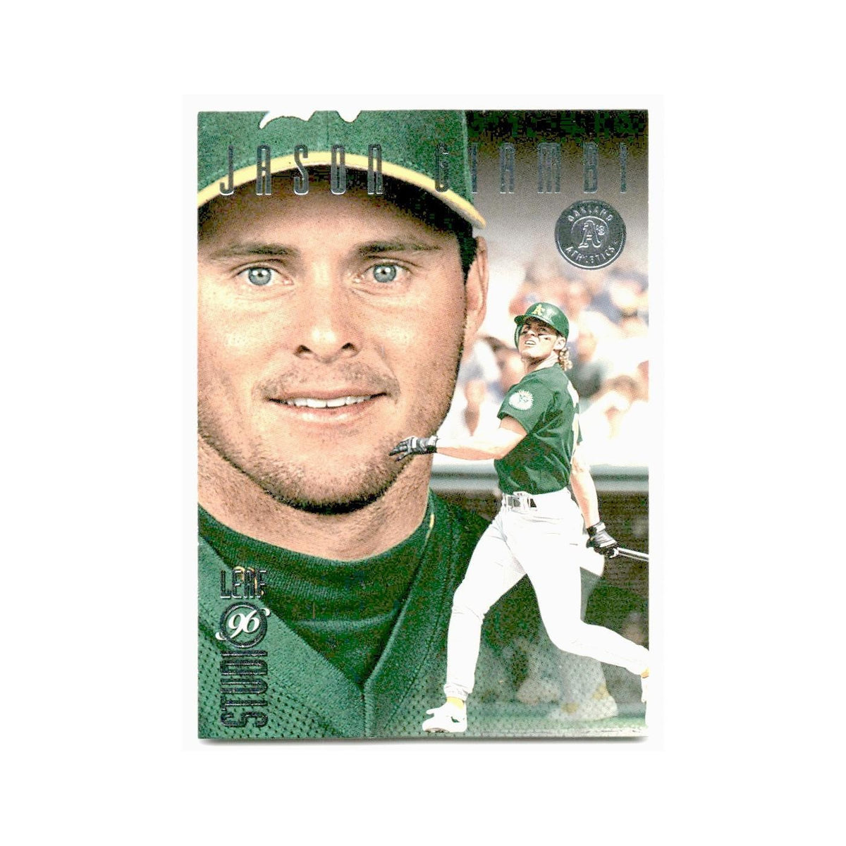 Jason Giambi 1996 Leaf Studio #18 Oakland Athletics Baseball Card NM