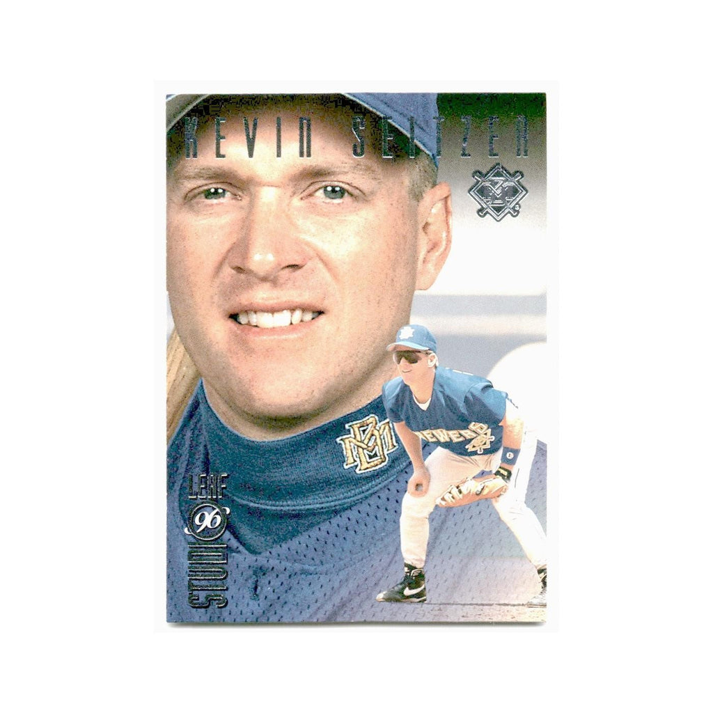 Kevin Seitzer 1996 Leaf Studio #84 Milwaukee Brewers Baseball Card NM
