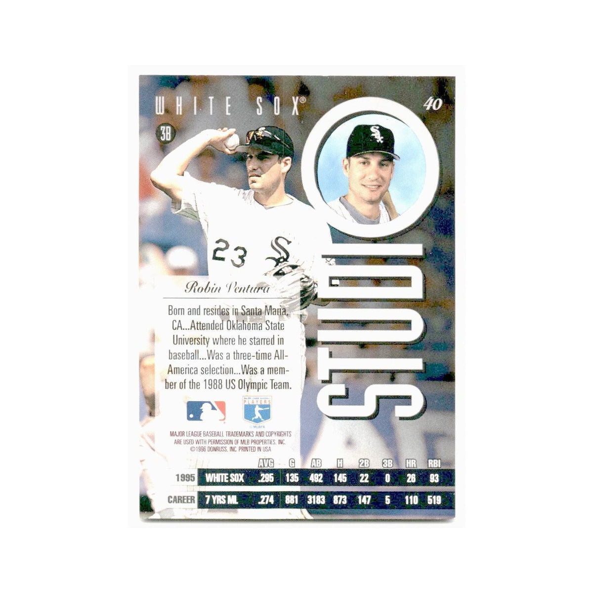Rondell White 1996 Leaf Studio #40 Montreal Expos Baseball Card NM