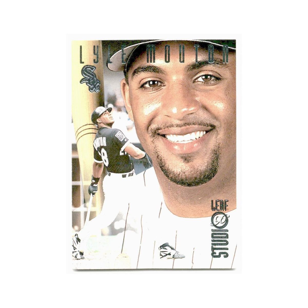 Lyle Mouton 1996 Leaf Studio #60 Chicago White Sox Baseball Card NM