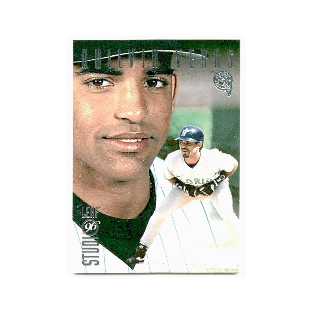 QuilvioVeras 1996 Leaf Studio #120 Florida Marlins Baseball Card NM