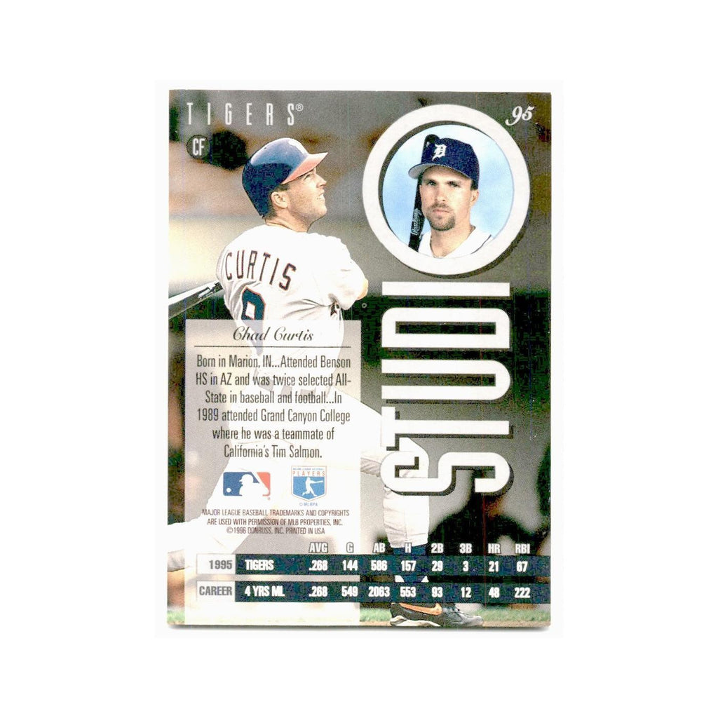 Chad Curtis 1996 Leaf Studio #95 Detroit Tigers Baseball Card NM