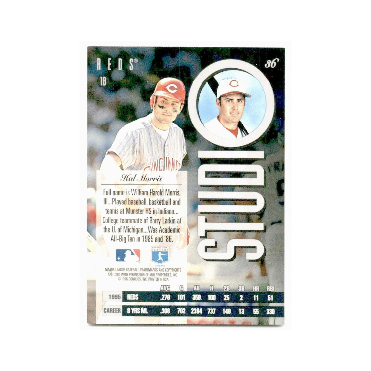 Pete Schourek 1996 Leaf Studio #36 Cincinnati Reds Baseball Card NM