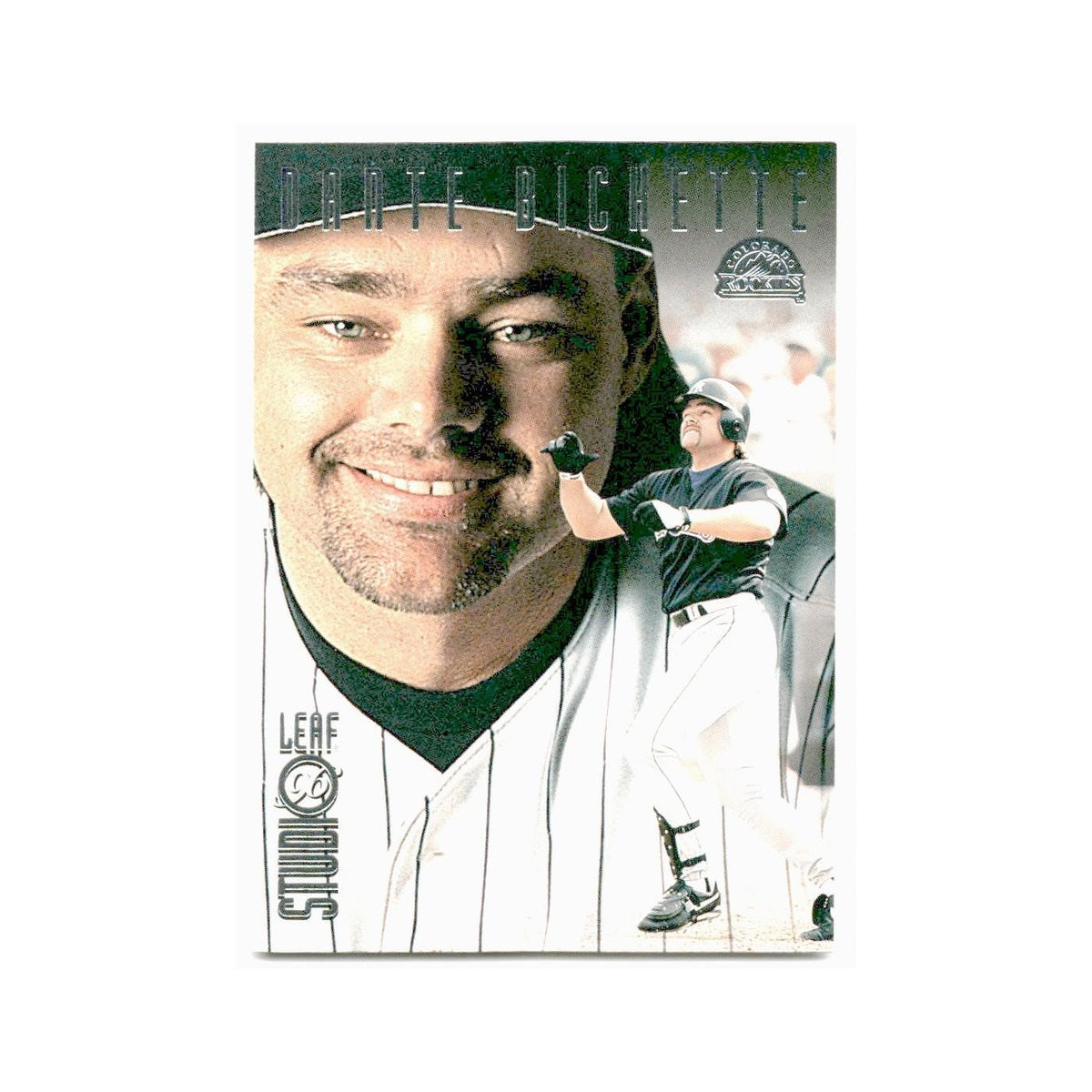 Dante Bichette 1996 Leaf Studio #137 Colorado Rockies Baseball Card NM