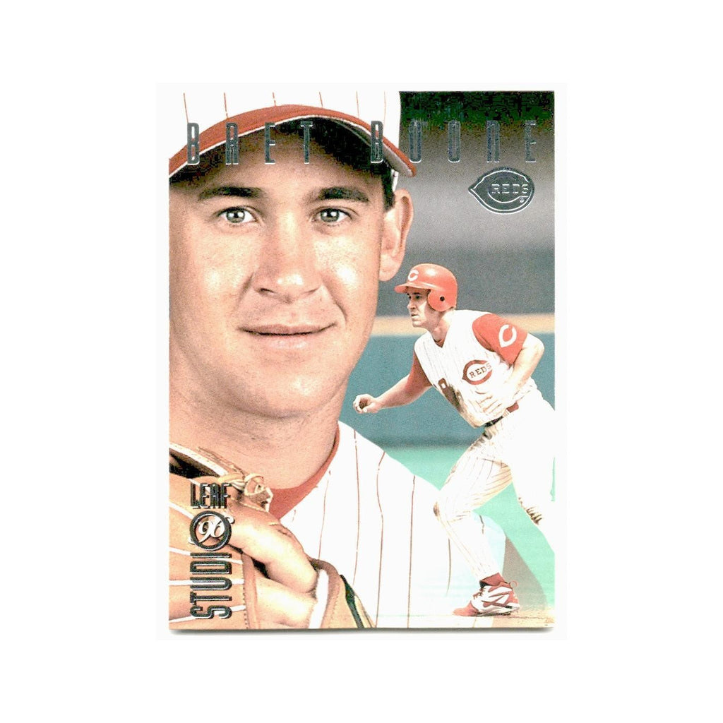 Bret Boone 1996 Leaf Studio #62 Cincinnati Reds Baseball Card NM
