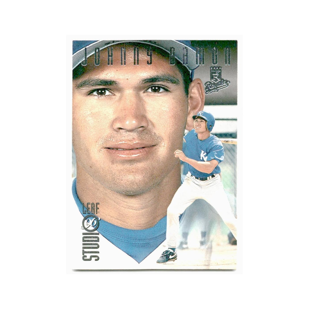 Johnny Damon 1996 Leaf Studio #125 Kansas City Royals Baseball Card NM