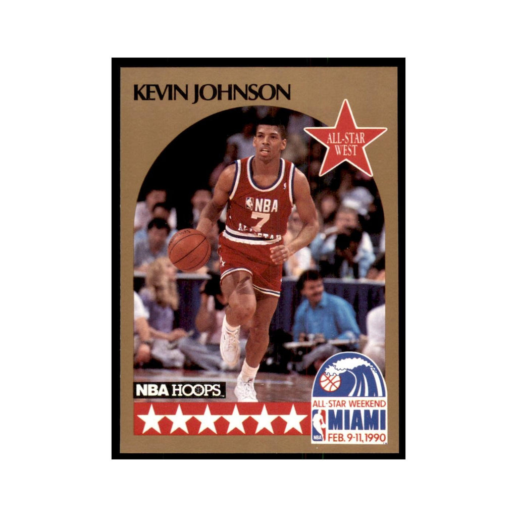 1990 Hoops Kevin Johnson Basketball Cards #19.0
