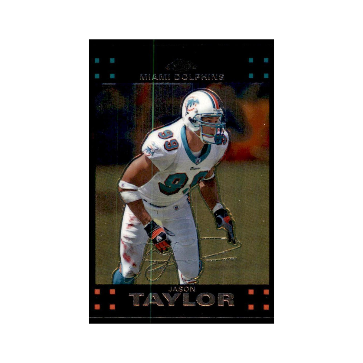 2007 Topps Chrome Jason Taylor Football Cards #TC39