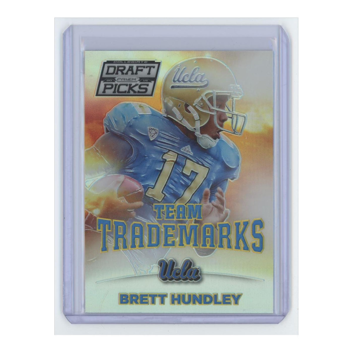 2015 Panini Prizm Collegiate Draft Picks Brett Hundley UCLA Bruins #6