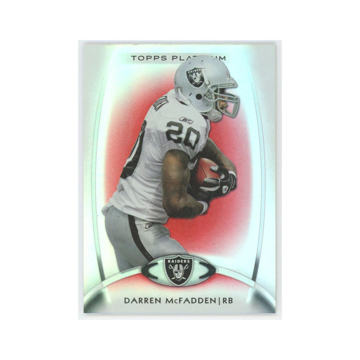 2012 Topps Platinum Darren McFadden Raiders #14
