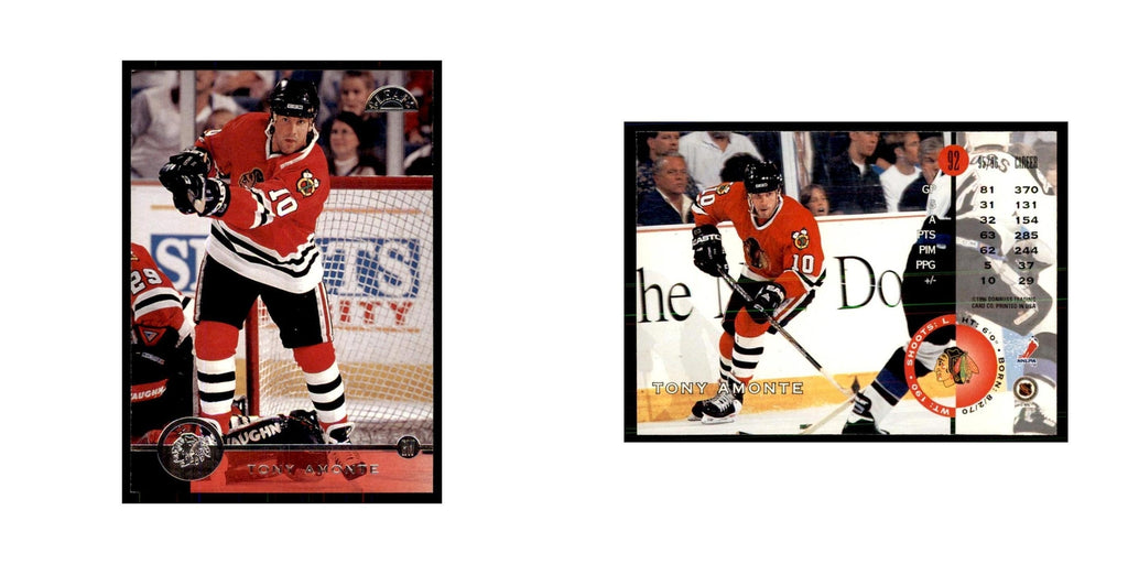 Tony Amonte 1996 Leaf #92 Hockey Cards Hockey Card NM