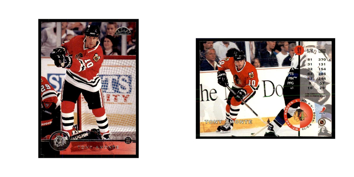 Tony Amonte 1996 Leaf #92 Hockey Cards Hockey Card NM