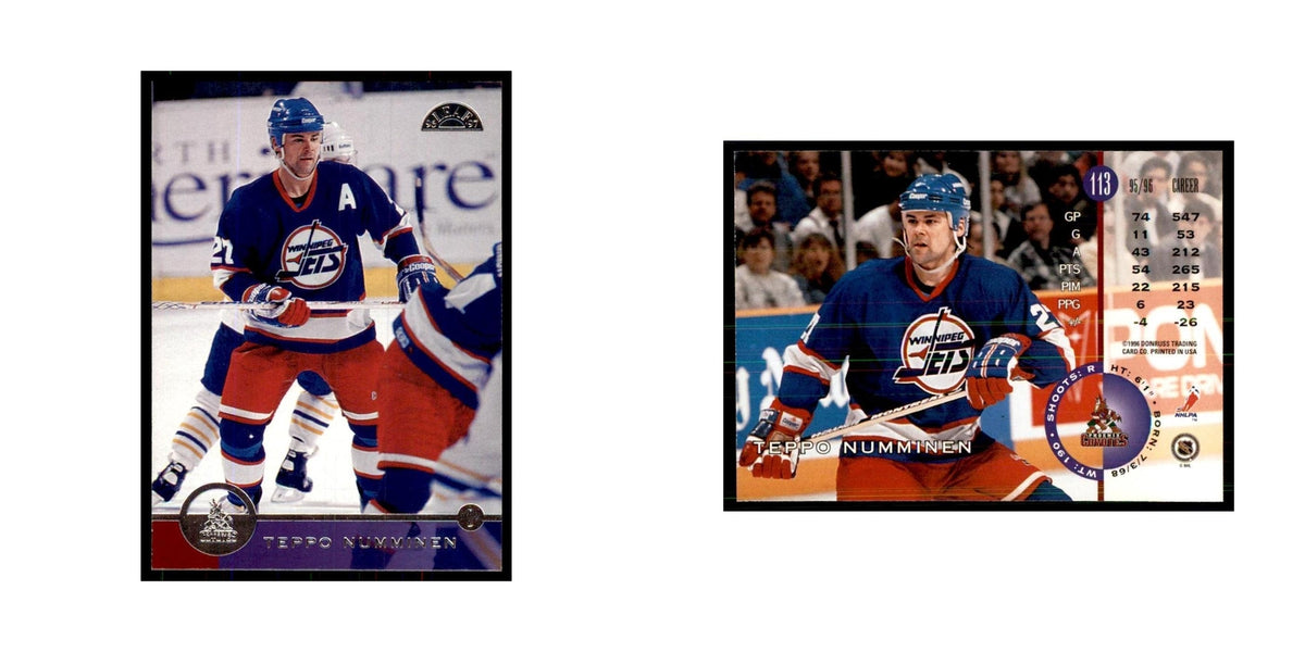 Teppo Numminen 1996 Leaf #113 Hockey Cards Hockey Card NM