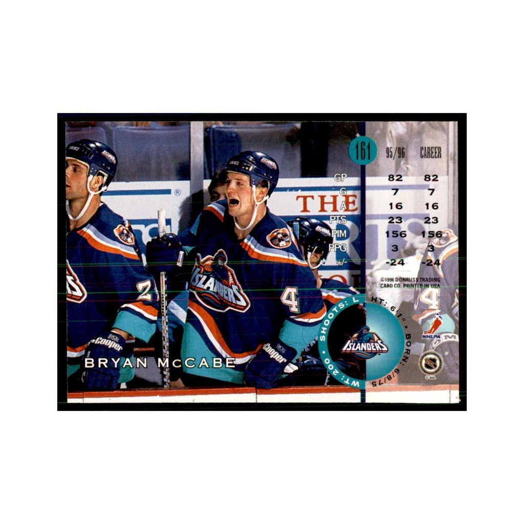 Bryan McCabe 1996 Leaf #161 Hockey Cards Hockey Card NM