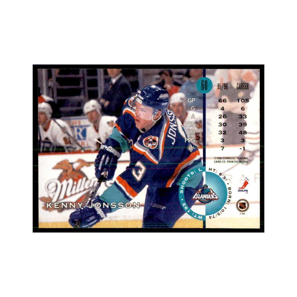 Kenny Jonsson 1996 Leaf #60 Hockey Cards Hockey Card NM