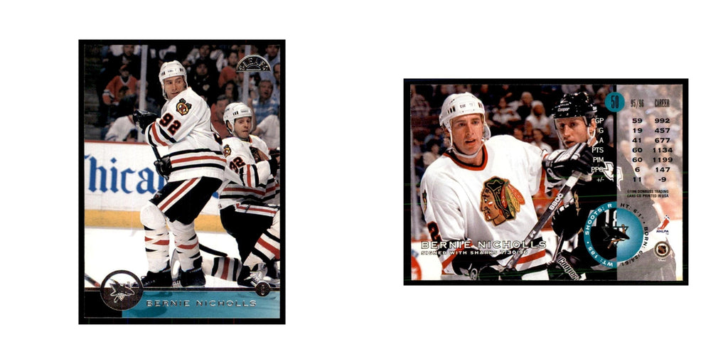Bernie Nicholls 1996 Leaf #50 Hockey Cards Hockey Card NM