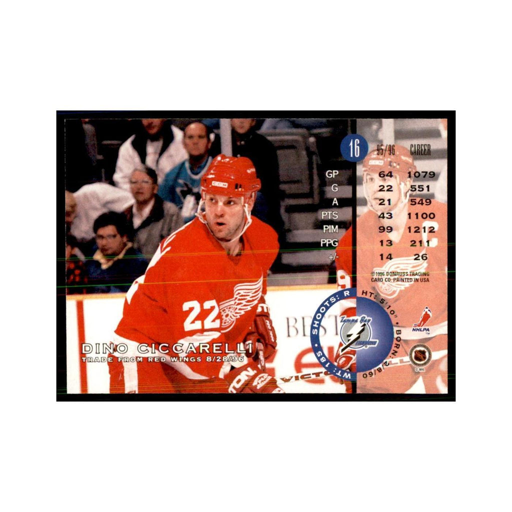 Dino Ciccarelli 1996 Leaf #16 Hockey Cards Hockey Card NM