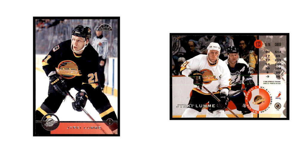 Jyrki Lumme 1996 Leaf #123 Hockey Cards Hockey Card NM