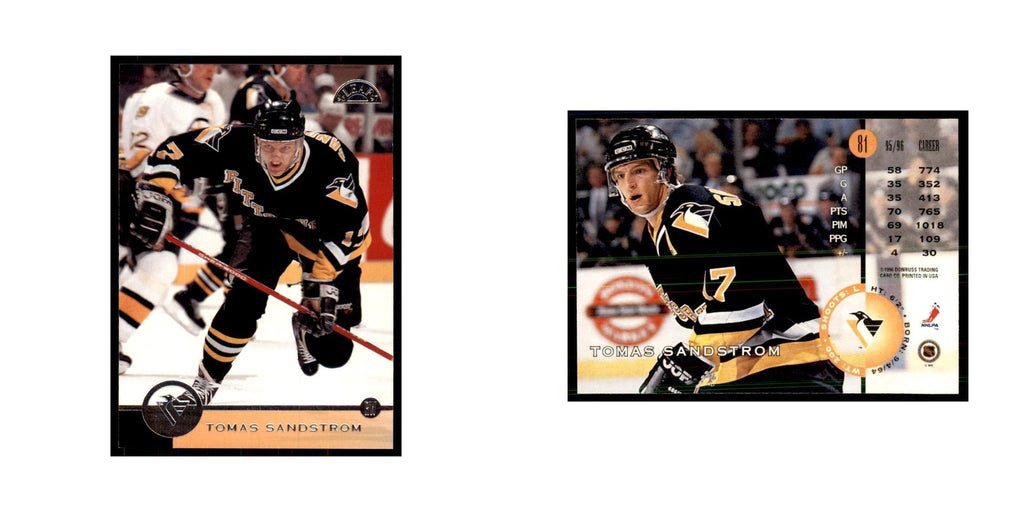 Tomas Sandstrom 1996 Leaf #81 Hockey Cards Hockey Card NM