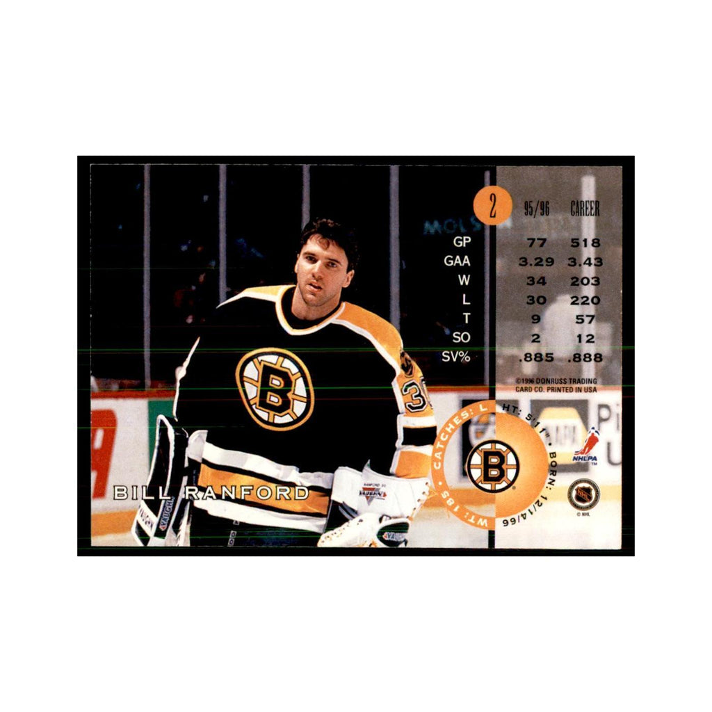 Bill Ranford 1996 Leaf #2 Hockey Cards Hockey Card NM