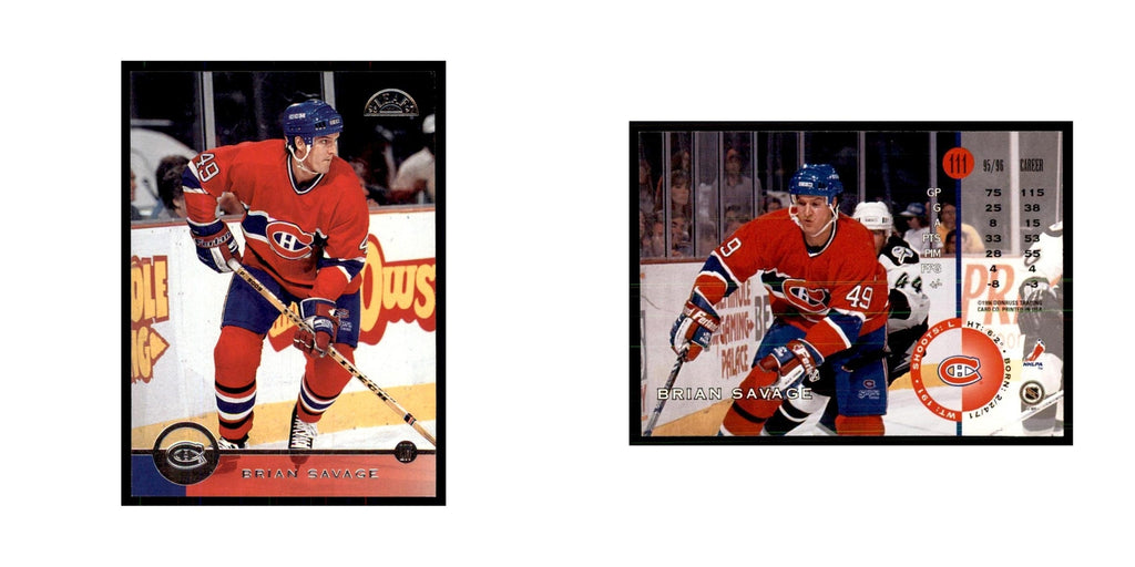 Brian Savage 1996 Leaf #111 Hockey Cards Hockey Card NM
