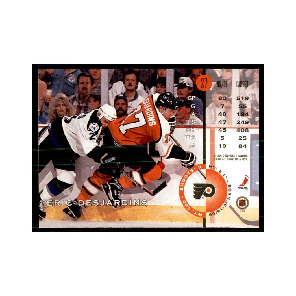 Eric Desjardins 1996 Leaf #27 Hockey Cards Hockey Card NM