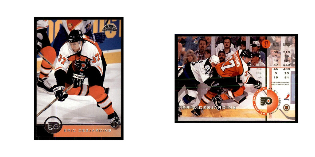 Eric Desjardins 1996 Leaf #27 Hockey Cards Hockey Card NM