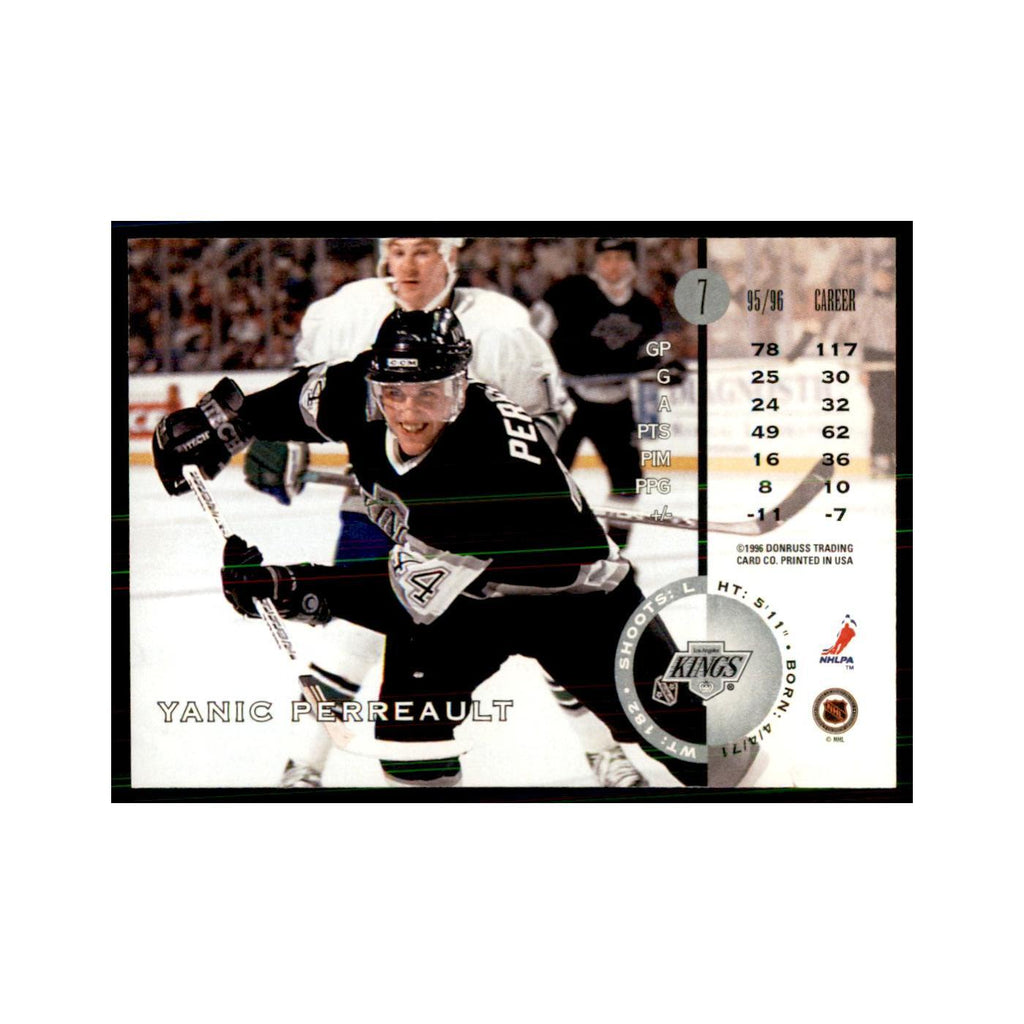 Yanic Perreault 1996 Leaf #7 Hockey Cards Hockey Card NM