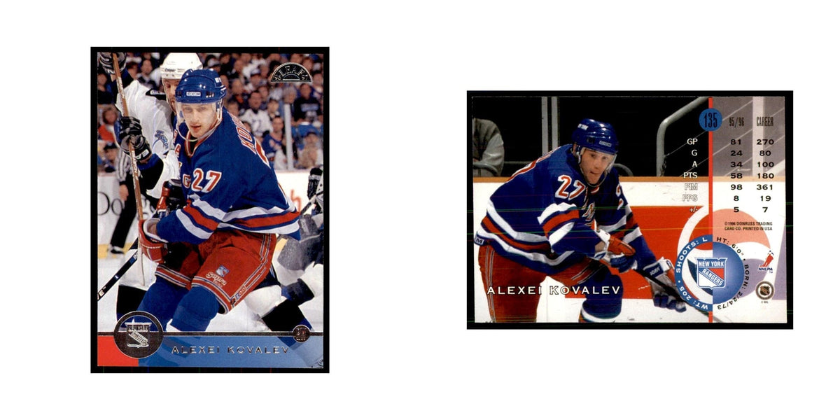 Alexei Kovalev 1996 Leaf #135 Hockey Cards Hockey Card NM