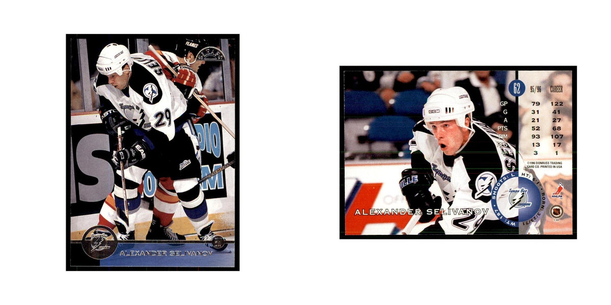 Alexander Selivanov 1996 Leaf #62 Hockey Cards Hockey Card NM